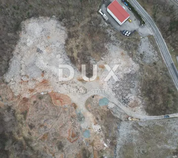 MATULJI, PERMANI - Građevinsko zemljište 1934m2 u radnoj zoni za skladište / halu, M ZONA, oznaka B - cover