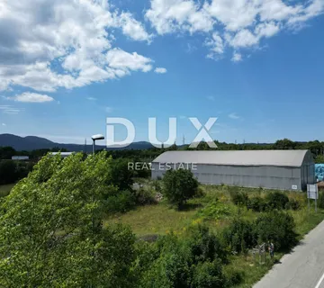 MATULJI, JURDANI, RUPA- građevinsko zemljište 6750m2 s GRAĐ. DOZVOLOM za halu i poslovno stambenu zgradu - Rupa, Matulji