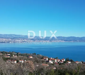 OPATIJA, LOVRAN, IKA- villa 220m2 s panoramskim pogledom na more i bazenom + uređena okućnica 1009m2