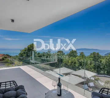 OPATIJA – Moderna luksuzna vila s dvije stambene jedinice i panoramskim pogledom na more - cover