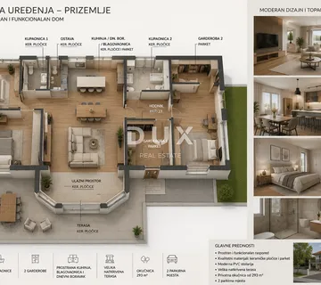 VELIKA GORICA, MALA BUNA - Prostran 4-soban stan s 293 m² okućnice, natkrivenom terasom i 2 parkirna mjesta, u izgradnji - Mala Buna, Velika Gorica