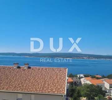 CRIKVENICA - Trosobni apartman u novogradnji s pogledom na more