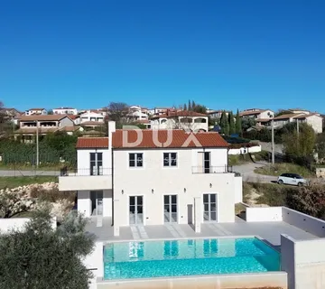 ISTRA, POREČ - Novoizgrađena vila s infinity bazenom, privatnim podzemnim parkingom i fantastičnim pogledom na more
