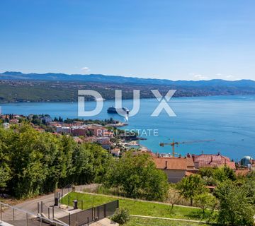 OPATIJA, MATULJI - zemljište s građevinskom dozvolom s pogledom na more, odlična lokacija - cover