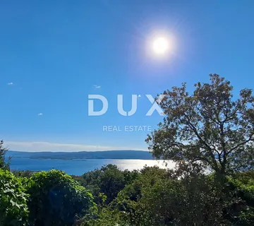 CRIKVENICA - dvojna kuća s panoramskim pogledom na Krk i more