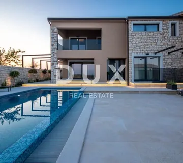 Istra, Nova Vas, luksuzna dvojna vila, 178.70 m2, bazen, terasa - Nova Vas, Brtonigla