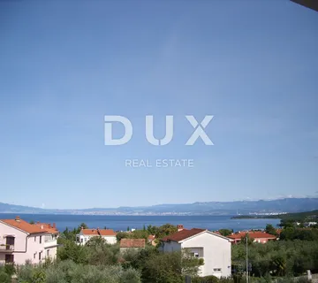 OTOK KRK, MALINSKA - Apartman 3S+DB sa pogledom na more - Malinska, Malinska-Dubašnica