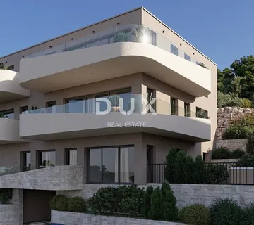 ŠIBENIK, BRODARICA - Trosobni stan u novogradnji s pogledom na Krapanj - Brodarica, Šibenik