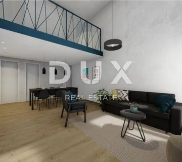 OPATIJA, VOLOSKO- 2 apartmana 85,6m2 (poslovni prostor + apartman/ poslovni prostor) 50m od mora - cover