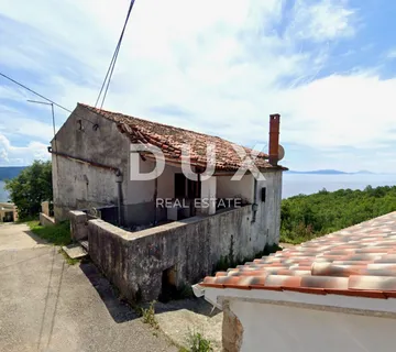 OPATIJA, BRSEČ - Samostojeća kuća za adaptaciju s pogledom na more - Brseč, Mošćenička Draga
