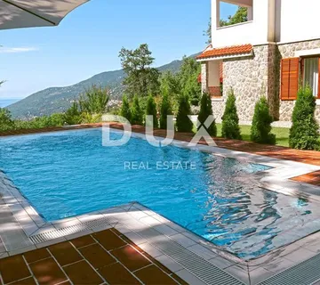 OPATIJA, IČIĆI, POLJANE - kuća/villa 380m2 sa pogledom na more i bazenom + okoliš 1500m2 - Poljane, Opatija