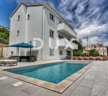 OPATIJA, BREGI - Vila 320m2 s panoramskim pogledom i bazenom + okoliš 500m2 - Bregi, Matulji