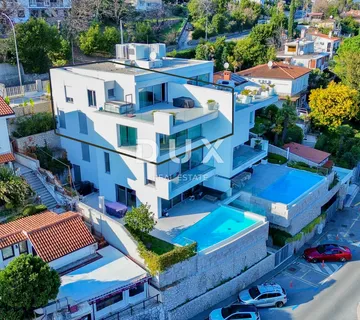 OPATIJA, CENTAR - penthouse drugi red do mora u jednoj od najboljih zgrada u Opatiji