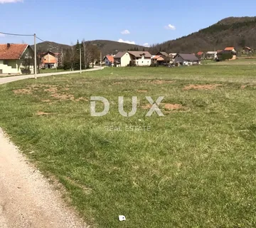 PROZOR, OTOČAC - Zemljište preko puta rijeke Gacke