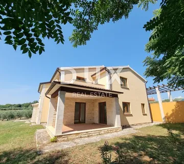 Poreč, Kaštelir, dvojna kuća, 121 m2, roh-bau, pogled na more - Kaštelir, Kaštelir - Labinci