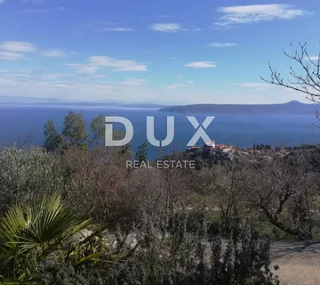 OPATIJA, MOŠĆENIČKA DRAGA, MOŠĆENICE - građevinsko zemljište 4300m2 s panoramskim pogledom na more za ville za iznajmljivanje /apartmane/ obiteljsku villu  - cover