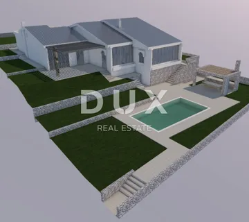 OTOK KRK, NJIVICE - Samostojeća kuća prvi red do mora - cover