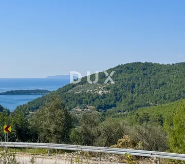 KORČULA, GRŠĆICA - Zemljište sa pogledom na more - Gršćica, Blato