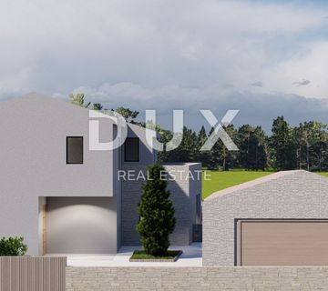 ISTRA, TINJAN - ZEMLJIŠTE sa građevinskom dozvolom za prostranu kuću s garažom i bazenom - cover