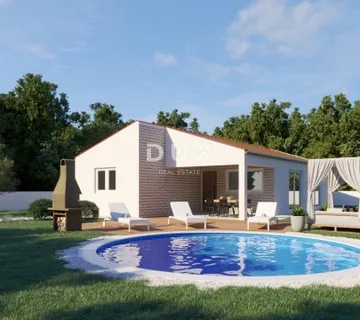 Istra, Kringa, montažna kuća, 110 m2, bazen, okućnica - Kringa, Tinjan