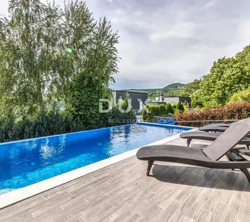 ZAGREB, ŠESTINE - Vila s bazenom i pogledom, mirna rezidencijalna lokacija