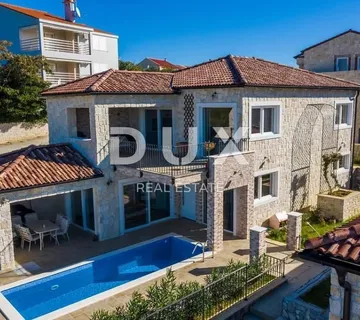 ZADAR, RAŽANAC - Prekrasna kamena vila s pogledom na more - Rtina, Ražanac