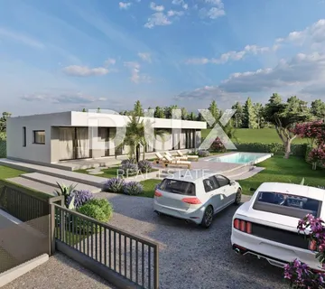 ISTRA, LABIN - Novogradnja modernog dizajna s bazenom