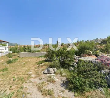 KARLOBAG - Građevinsko zemljiše s temeljima, 200 m od mora - cover