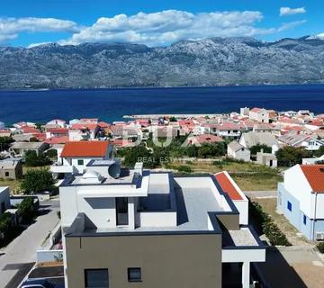 ZADAR, RAŽANAC - Novogradnja! Podno grijanje, lift, pogled na more, spremište...! S6