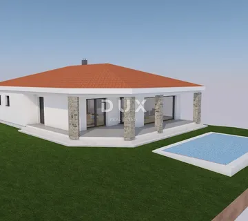 ISTRA, ŽMINJ - Građevinsko zemljište s dozvolom i projektom - Cere, Žminj