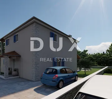  ISTRA, LIŽNJAN - Prekrasna vila u visokom ROH BAU blizu mora! - cover