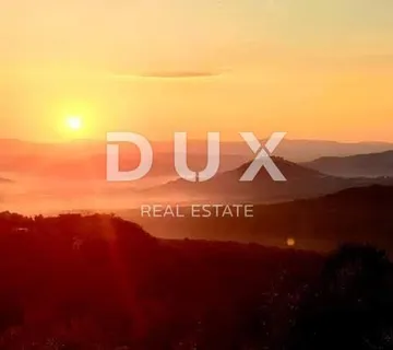 ISTRA, VIŽINADA - Građevinsko zemljište s pogledom na Motovun - cover