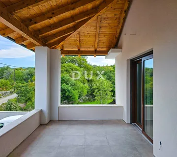 OTOK KRK, DOBRINJ - Mediteranska kuća u novogradnji s privatnim bazenom i pogledom na more, na rubu zelene zone - cover