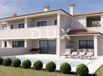 ISTRA, PREMANTURA - Dupleks vile s bazenom i garažom 200 m OD PLAŽE!! - cover