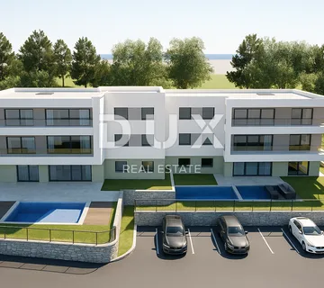 OPATIJA, IKA - stan u novogradnji s vlastitim bazenom i prekrasnim pogledom na more - cover