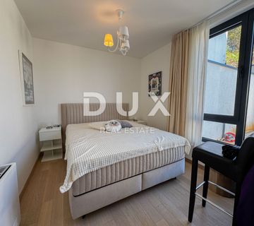 OPATIJA, CENTAR - prekrasan namješten stan u novogradnji s terasom, vrtom i pogledom na more, GARAŽA! - cover