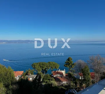 OPATIJA, RIVIERA - zemljište za izgradnju 21 stana samo 300m od poznate plaže, TOP lokacija, panoramski pogled na more - cover