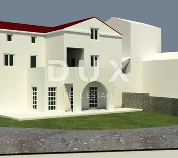 OTOK CRES, VALUN – Građevinsko zemljište s projektom i dozvolom za ugostiteljski objekt - cover