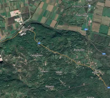 ISTRA, LABIN, KRŠAN - ZEMLJIŠTE U PRIRODI 4.657 m2 - cover