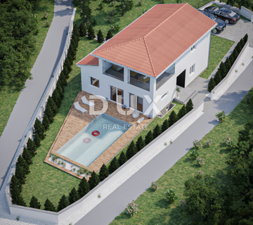 ISTRA,SVETVINČENAT - Prostrana kuća s bazenom u izgradnji - cover