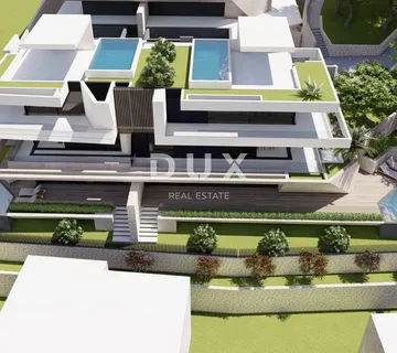 OPATIJA, CENTAR - novo - 3 građevinska zemljišta za izgradnju 18 luksuznih stanova, top pozicija iznad centra - cover