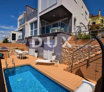 OTOK KRK, NJIVICE - 2S+DB apartman s bazenom i pogledom na more - cover