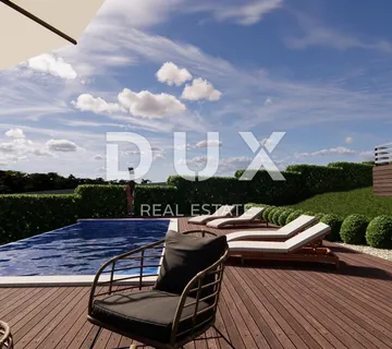 ISTRA, PIĆAN - Zemljište sa započetom gradnjom dvije kuće, rub sela, pogled na prirodu - cover