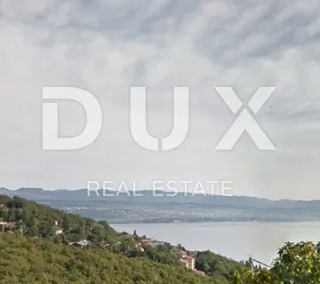 OPATIJA, IČIĆI - građevinsko zemljište 4800m2  s pogledom na more za stambenu zgradu – stanove /apartmane /  obiteljsku kuću / villu / kuću za iznajmljivanje - odmor s bazenom  - cover