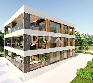OPATIJA, IKA - novo - fantastično zemljište s građevinskom dozvolom za modernu zgradu blizu mora i Opatije, pogled - cover