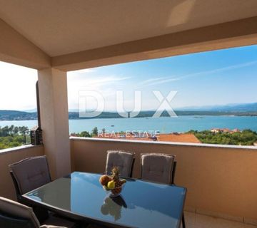 OTOK KRK, KLIMNO - apartman u villi 61m2, DB+2S, 1.kat, s prekrasnim pogledom na more i bazenom- S4 - cover