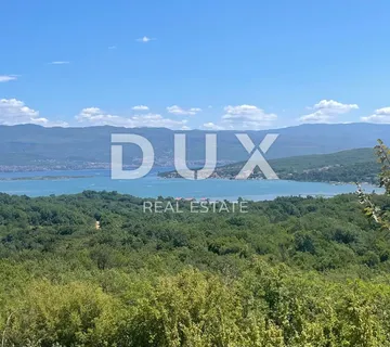 OTOK KRK, SUŽAN – Poljoprivredno zemljište 568 m² s pogledom na more, 50 m od građevinske zone! - cover