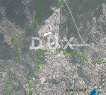 OTOK KRK, GRAD KRK - Građevinsko zemljište 8000m2 - cover