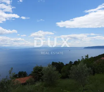 OPATIJA, LOVRAN, LIGANJ - građevinsko zemljište 994m2 s panoramskim pogledom na more za stambenu zgradu - stanove - apartmane / villu s bazenom  - cover