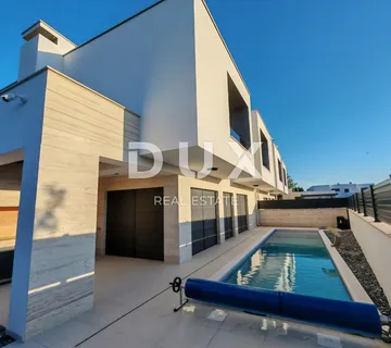  ZADAR, ZATON -  Luksuzna Dvojna Vila s Grijanim Bazenom, Saunom i Teretanom! Novogradnja! B1 - cover